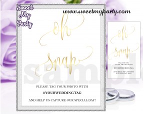 Wedding Hashtag sign,Wedding Instagram sign,(025w)